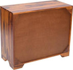 Solid Sheesham Wood Chest of Drawers with 4 Storage Drawers