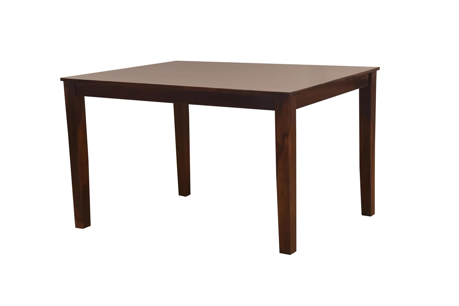 Sheesham Wood 4 Seater Dining Table Set | Modern Slat Back Chairs |