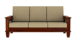 Solid Sheesham Wood 3 Seater Sofa Frame | Wooden Sofa