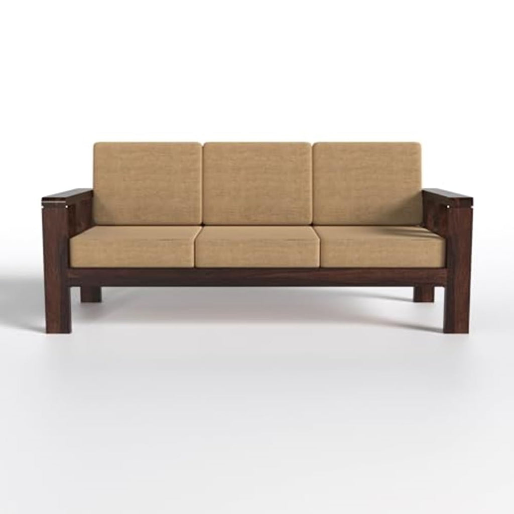 Premium Sheesham Wood Sofa Set (3+2+1 Seater)