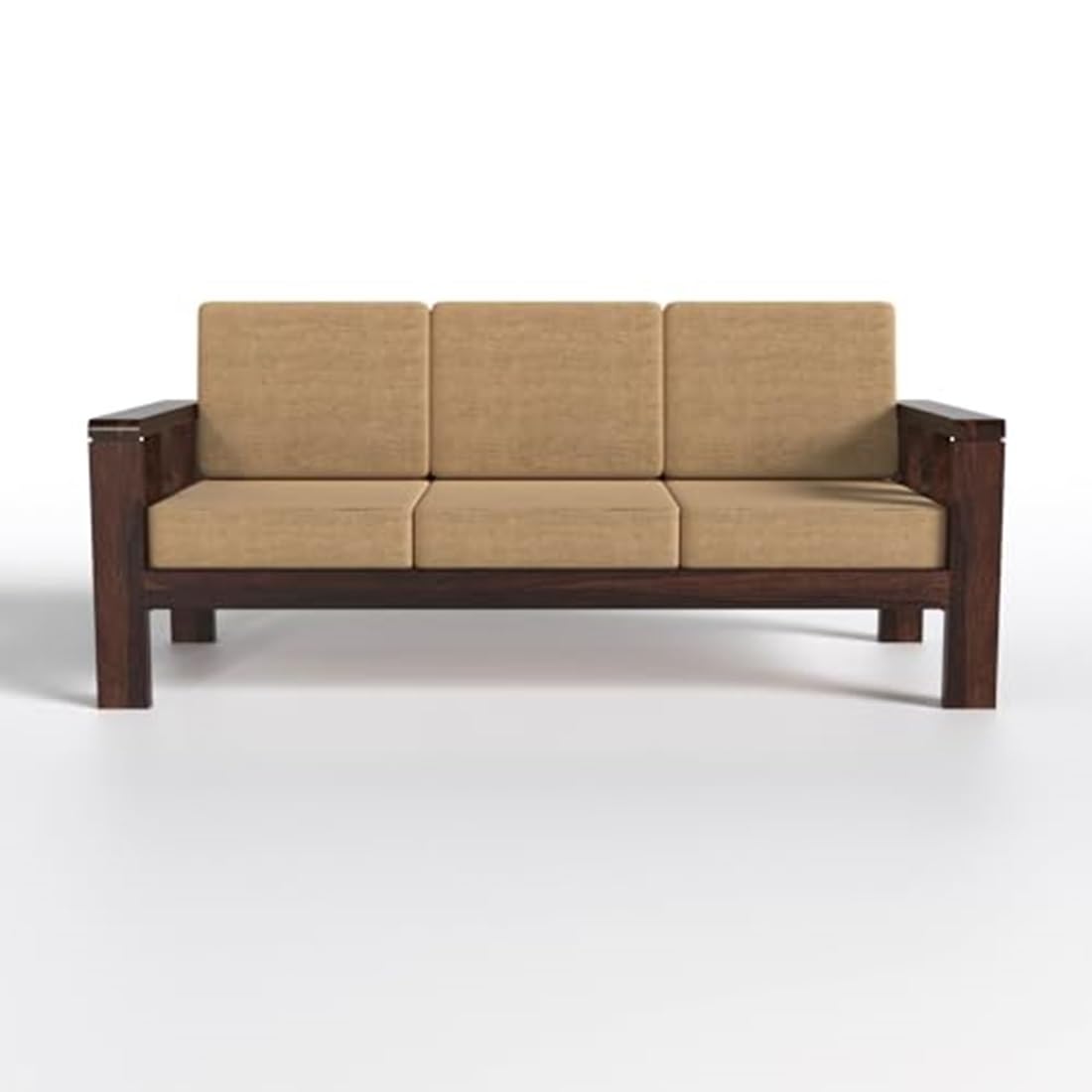 Premium Sheesham Wood Sofa Set (3+2+1 Seater)