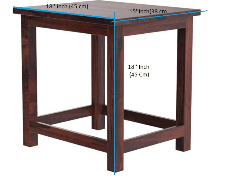 Wooden End Table for Living Room & Bedroom