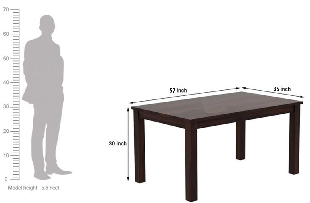 Premium Sheesham Wood 6 Seater Dining Table