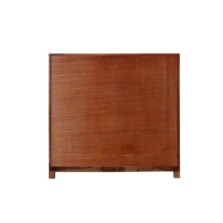 Solid Sheesham Wood 3 Door Shoe Rack Cabinet