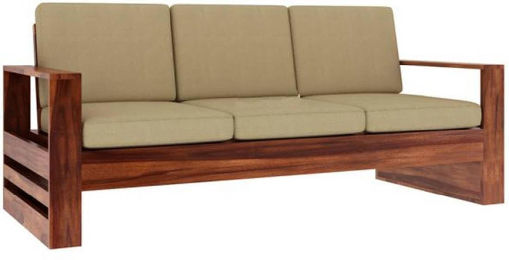 Wooden 3 Seater Sofa in Sheesham Wood | Durable Sofa Frame