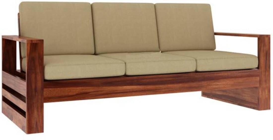 Wooden 3 Seater Sofa in Sheesham Wood | Durable Sofa Frame