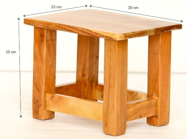 Solid Sheesham Wood Mini Side Table