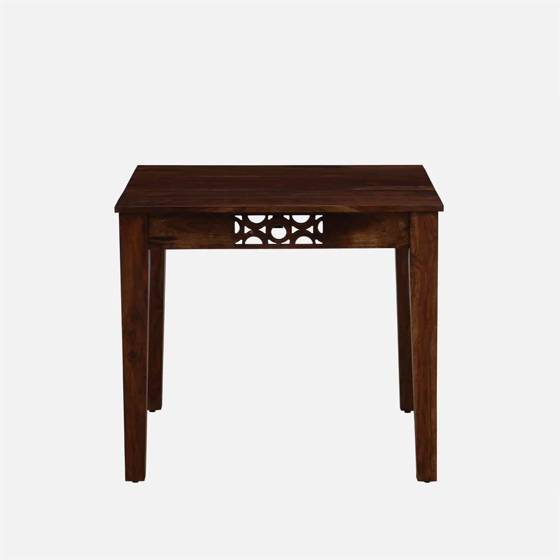 Sheesham Wood 4 Seater Dining Table Set | Carved Back Design Chairs |
