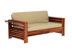 Solid Sheesham Wood 2 Seater Sofa Without Cushions