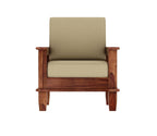 Solid Sheesham Wood 5 Seater Sofa Set | 3+1+1 Wooden Sofa