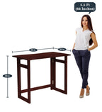 Solid Sheesham Wood Folding Study Table