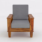 Solid Sheesham Wood Sofa Set (3+2+1 Seater)