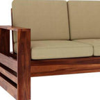Wooden 3 Seater Sofa in Sheesham Wood | Durable Sofa Frame