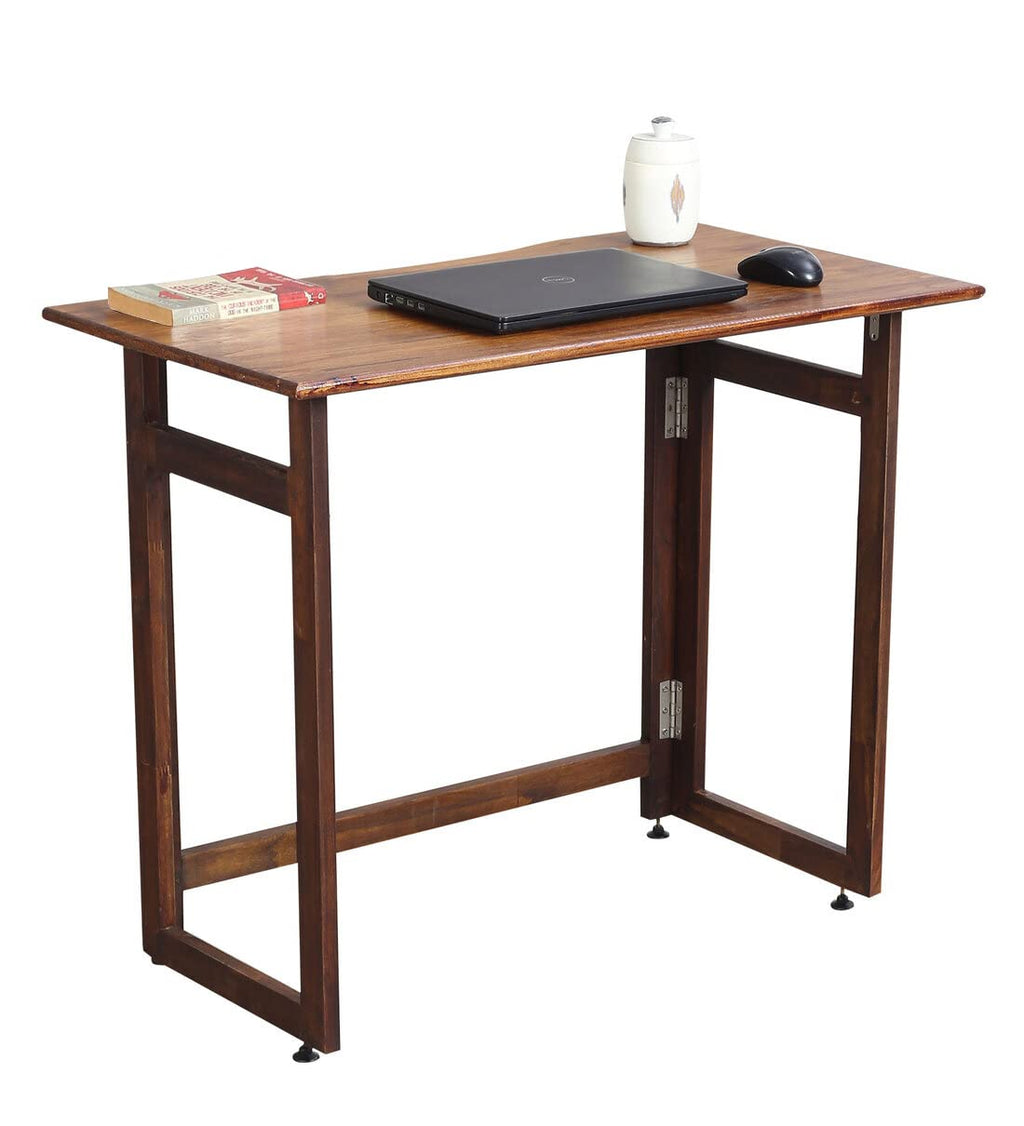 Solid Sheesham Wood Folding Study Table