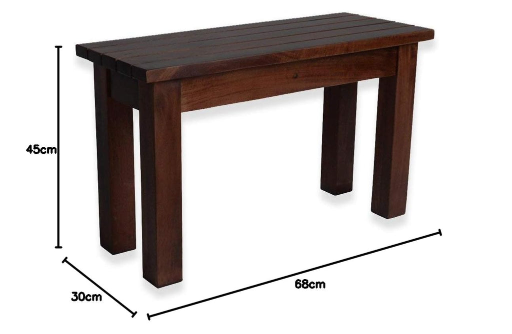 Solis Sheesham Wood 2 Seater Wooden Sitting Bench