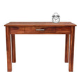 Solid Sheesham Wood Study Table with 2 Drawers