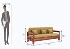 Designer Sheesham Wood Sofa Set (3+2 Seater)