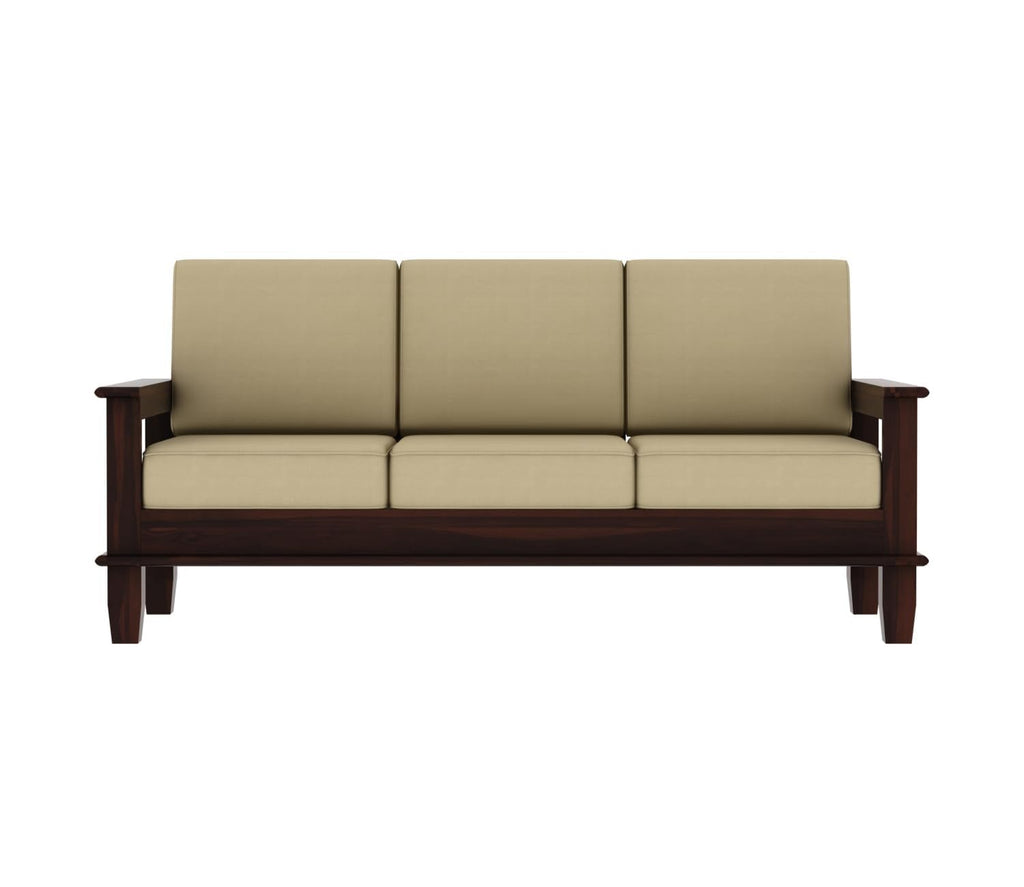 Premium Sheesham Wood Sofa Set (3+1+1 Seater) | Wooden Sofa