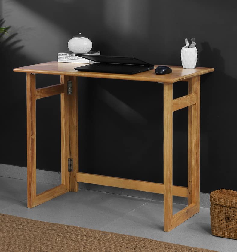 Solid Sheesham Wood Folding Study Table