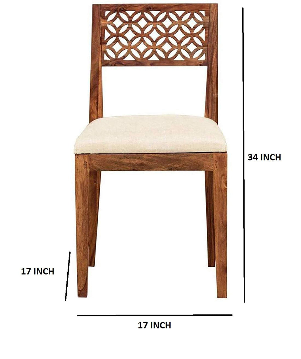 Solid Sheesham Wood Study Table with Chair