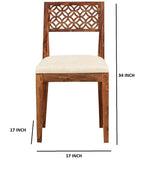 Solid Sheesham Wood Study Table with Chair