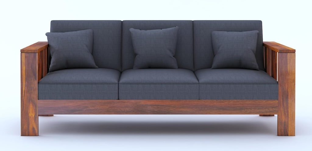 Premium Sheesham Wood Sofa Set (3+2+1 Seater)