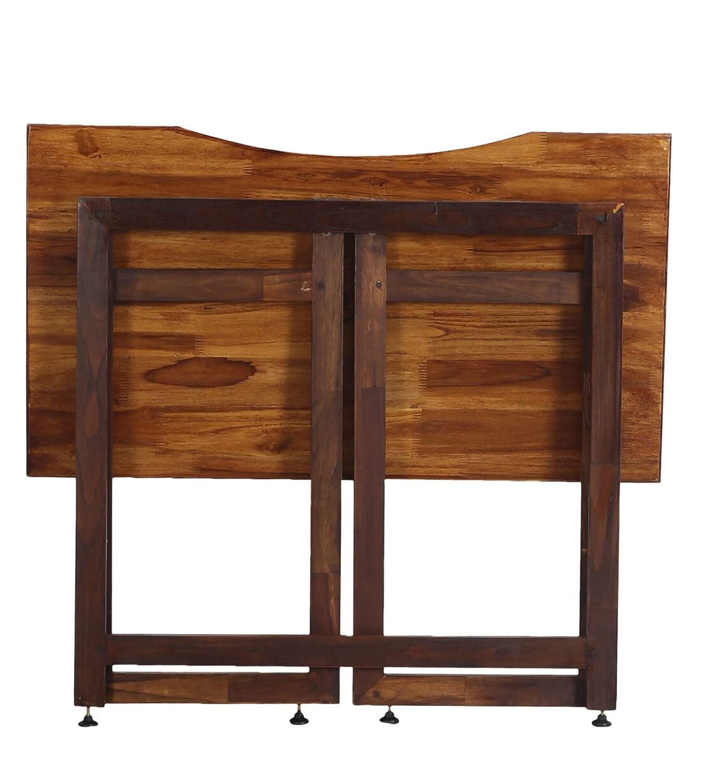 Solid Sheesham Wood Folding Study Table
