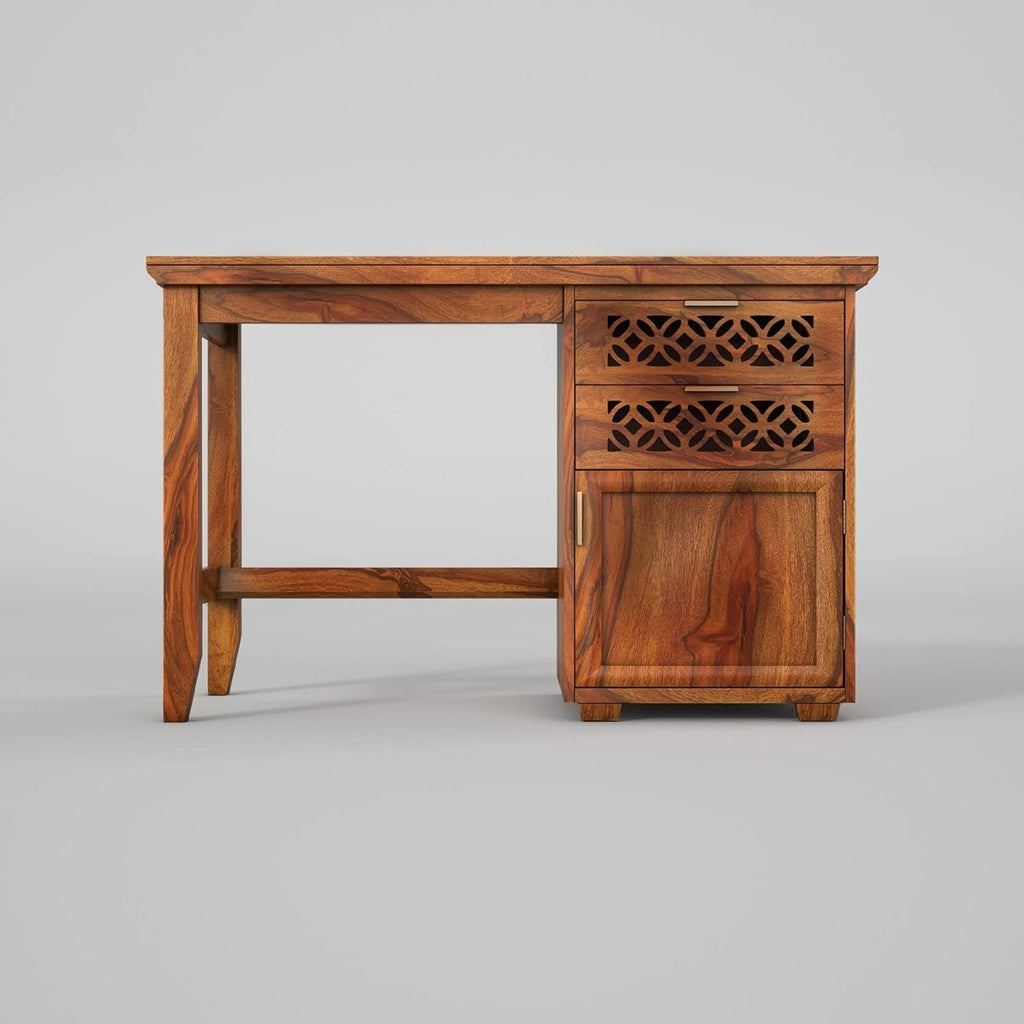 Study Table with 2 Drawers & 1 Door Cabinet