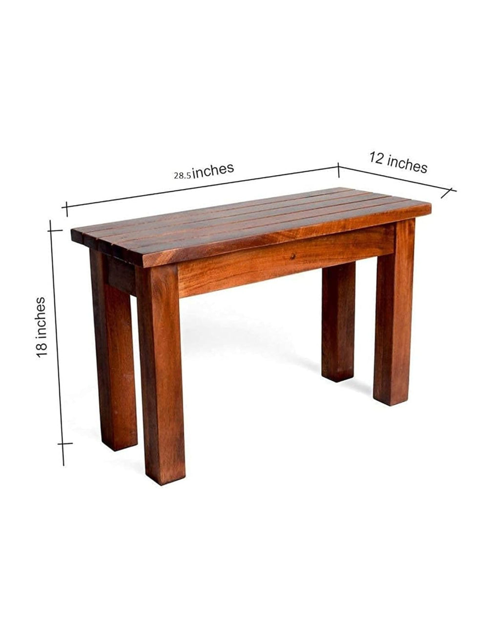 Solis Sheesham Wood 2 Seater Wooden Sitting Bench