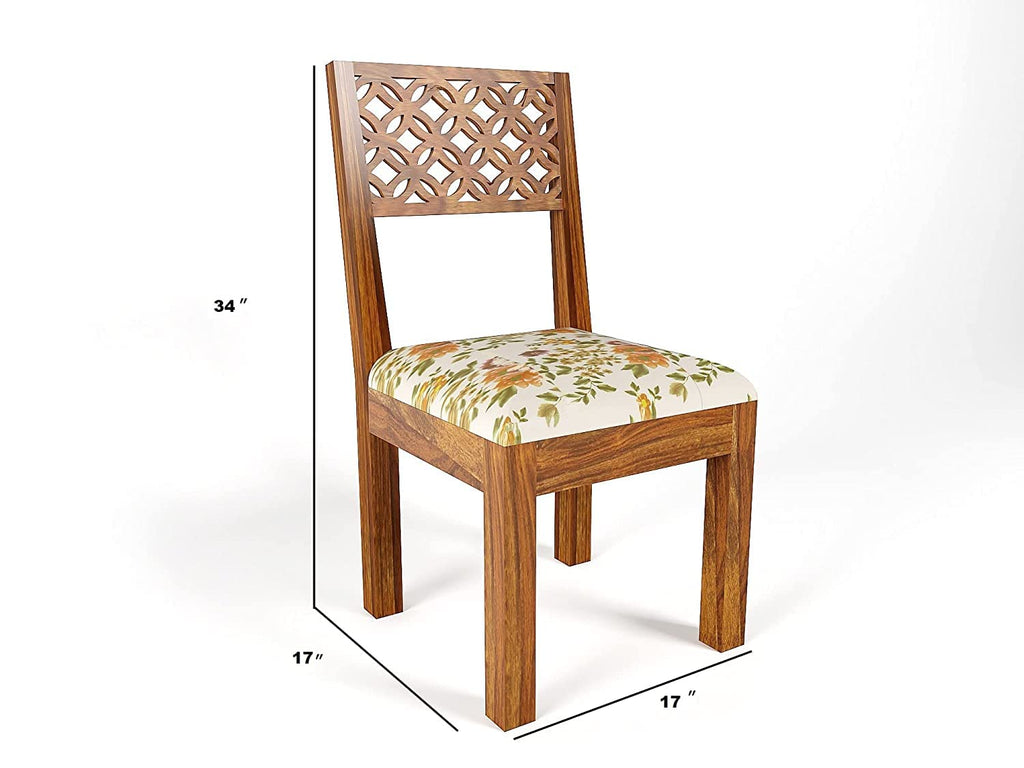 Premium Sheesham Wood 8 Seater Dining Table Set with CNC Carved Chairs | Cushioned Seating