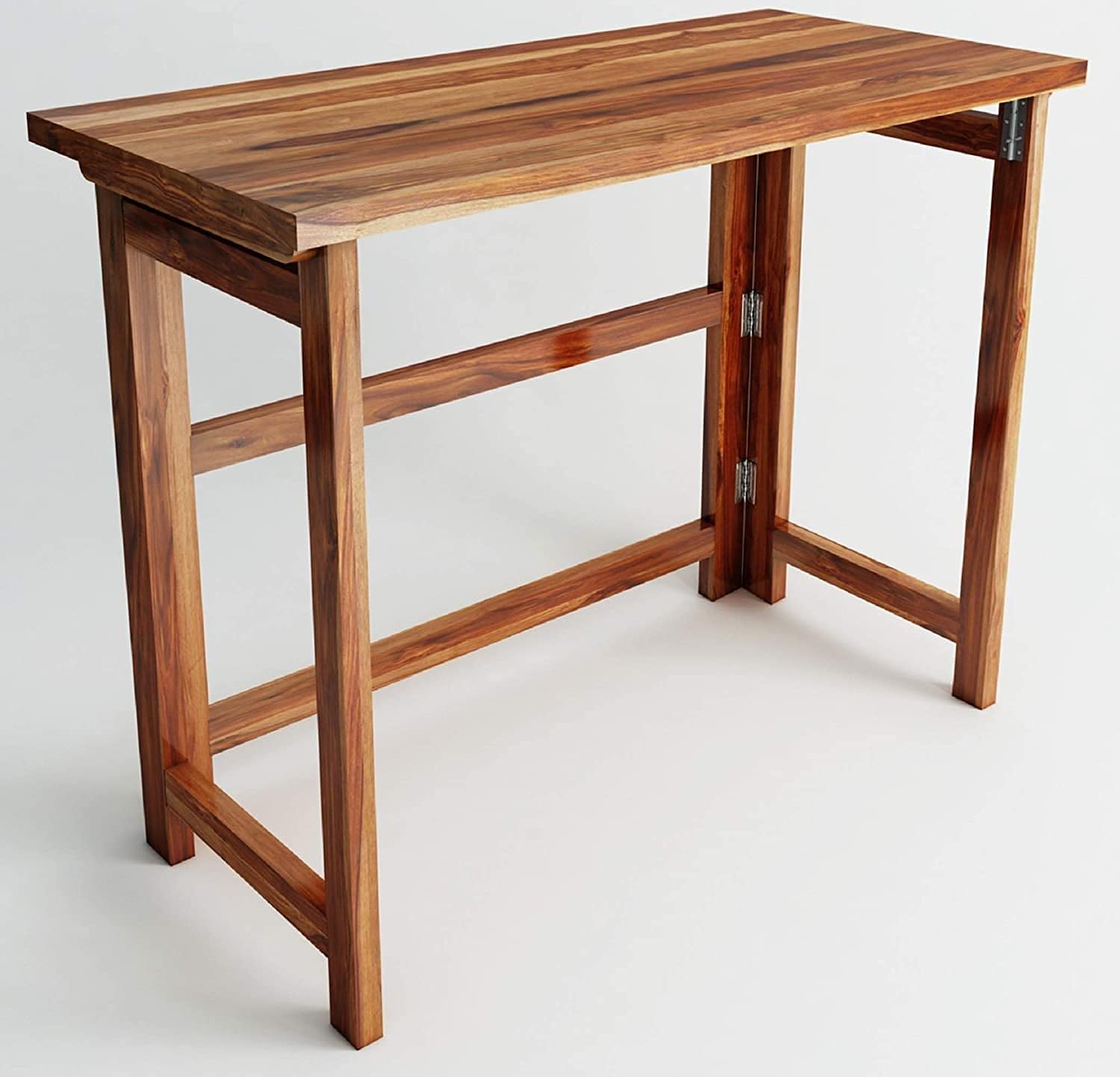Solid Sheesham Wood Folding Study Table