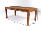 Premium Sheesham Wood 8 Seater Dining Table Set with CNC Carved Chairs | Cushioned Seating