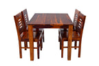 Elegant Sheesham Wood 4 Seater Dining Table