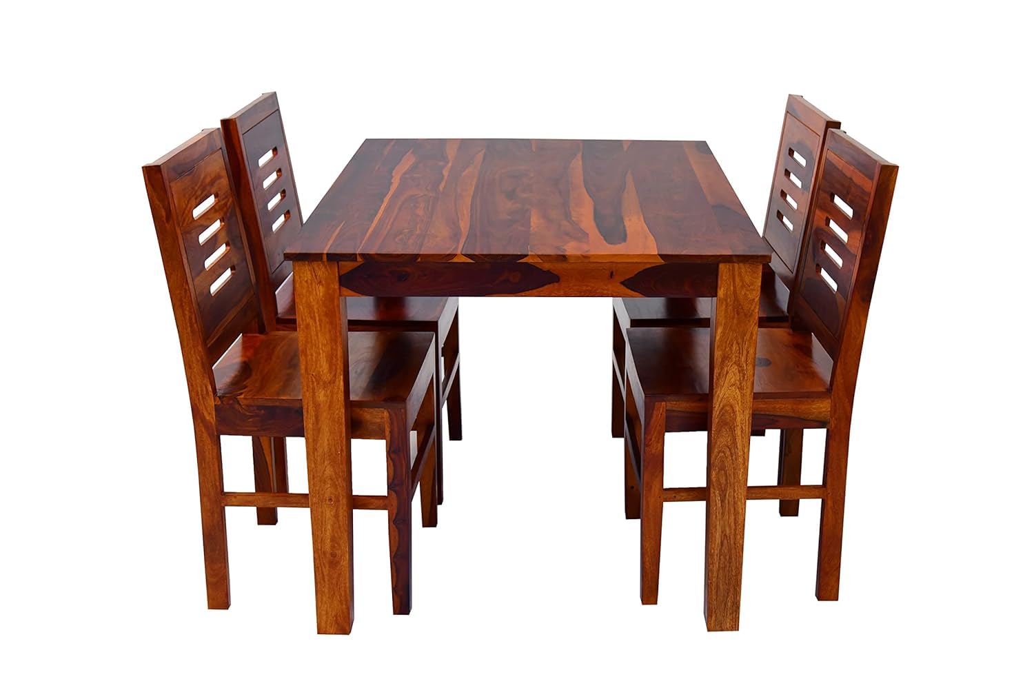 Elegant Sheesham Wood 4 Seater Dining Table