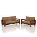 Solid Sheesham Wood Sofa Set (3+2 Seater) | Wooden Sofa