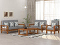 Solid Sheesham Wood Sofa Set (3+2+1 Seater)