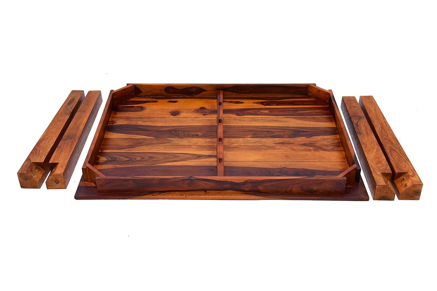 Elegant Sheesham Wood 4 Seater Dining Table