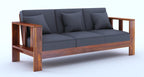 Premium Sheesham Wood Sofa Set (3+2+1 Seater)