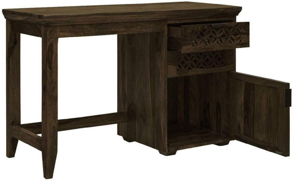 Solid Sheesham Wood Study Table with Chair