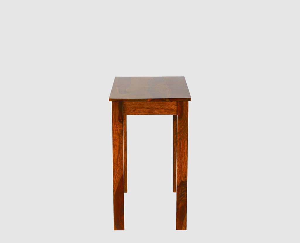 Solid Sheesham Wood Study Table with Drawer