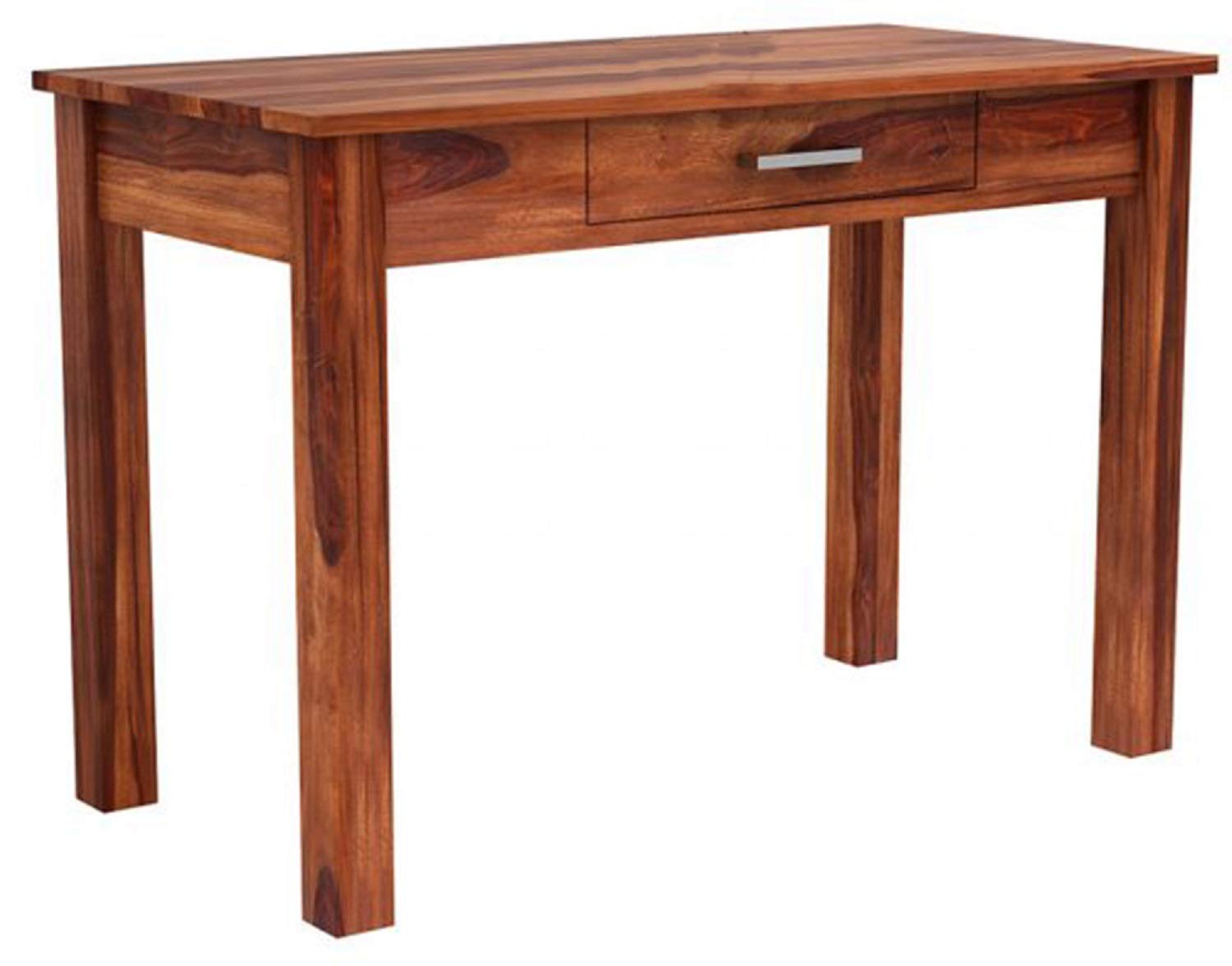 Solid Sheesham Wood Study Table with Drawer