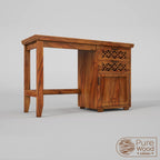 Study Table with 2 Drawers & 1 Door Cabinet