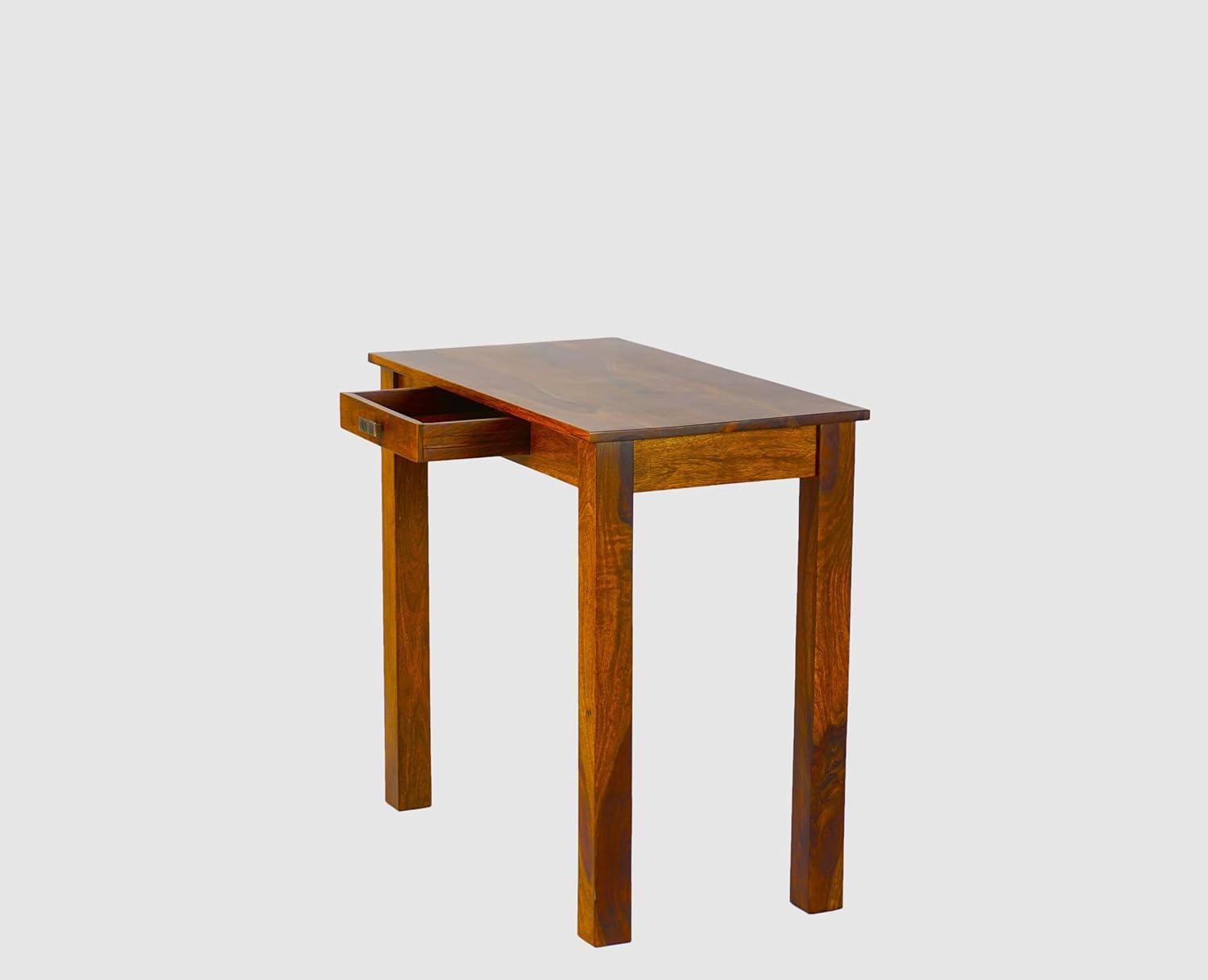 Solid Sheesham Wood Study Table with Drawer