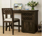 Solid Sheesham Wood Study Table with Chair