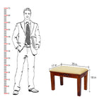 Sheesham Wood 4 Seater Dining Table Set | 2 Chairs + Bench