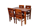 Elegant Sheesham Wood 4 Seater Dining Table