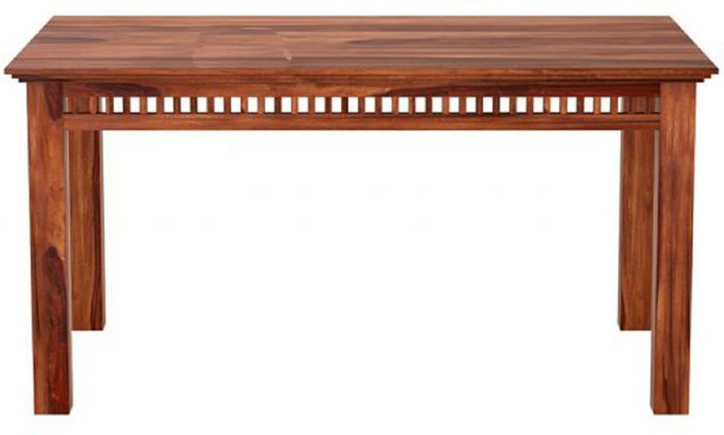 Solid Wood 6 Seater Dining Table – Honey Finish (Without Chairs)
