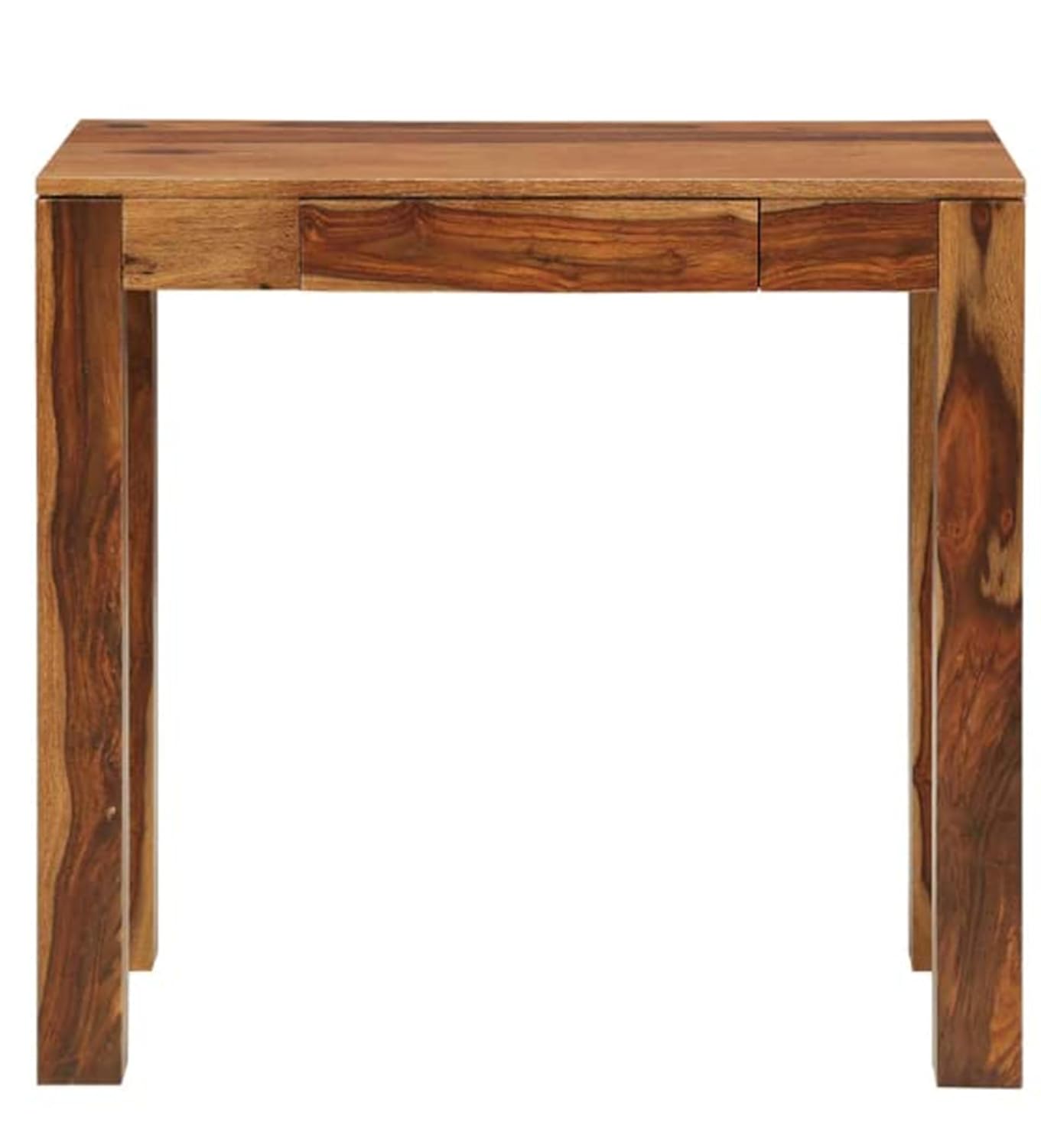 Solid Sheesham Wood Study Table with Drawer