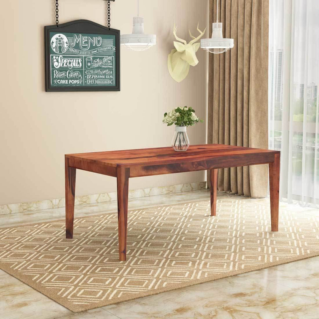 Premium Solid Wood 6 Seater Dining Table | (Without Chairs)