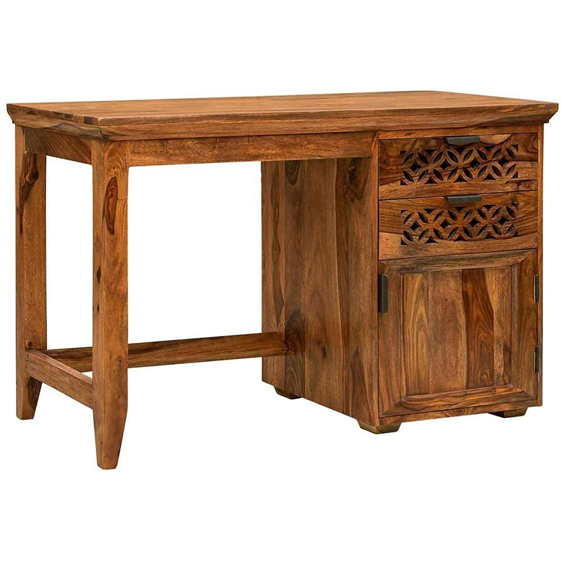 Solid Sheesham Wood Study Table with Chair